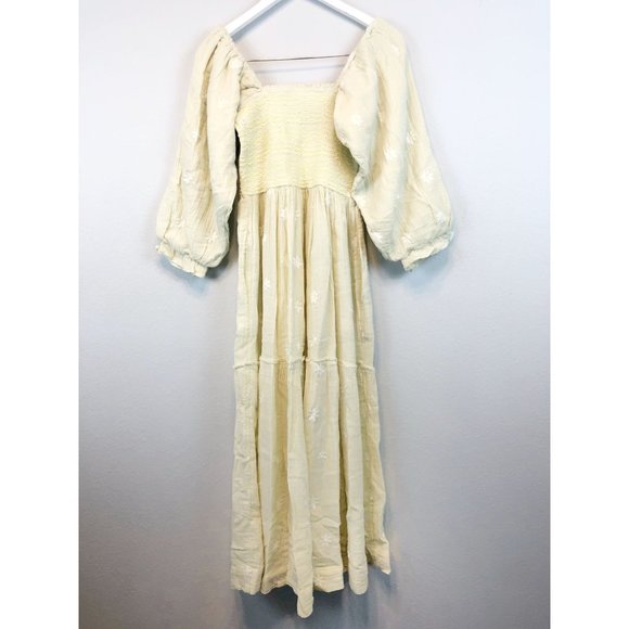NEW Free People Dahlia Embroidered Maxi Dress - Picture 4 of 15